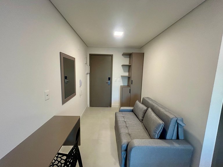 Studio novo em Boa Viagem | Piscina no rooftop