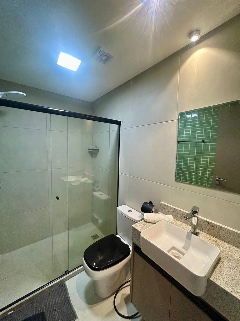 Studio novo em Boa Viagem | Piscina no rooftop