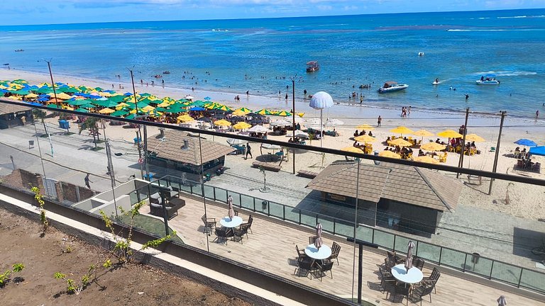 Studio beira-mar nas piscinas naturais Tamandaré
