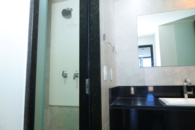 Apto beira-mar com piscina em Barra de Jangada