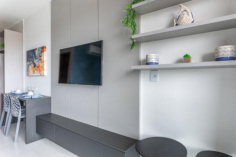 Studio de luxo na praia de Muro Alto