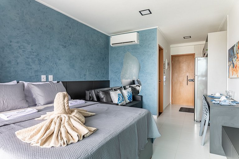 Studio de luxo na praia de Muro Alto