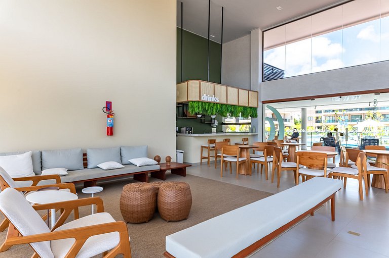 Studio de luxo na praia de Muro Alto