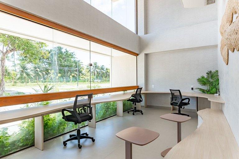 Studio de luxo na praia de Muro Alto