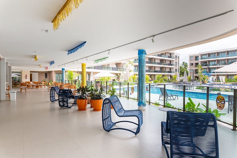 Studio de luxo na praia de Muro Alto