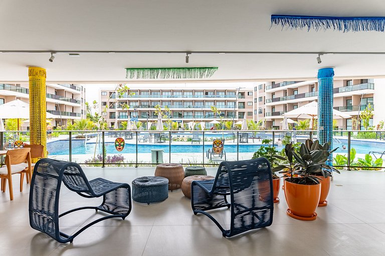 Studio de luxo na praia de Muro Alto