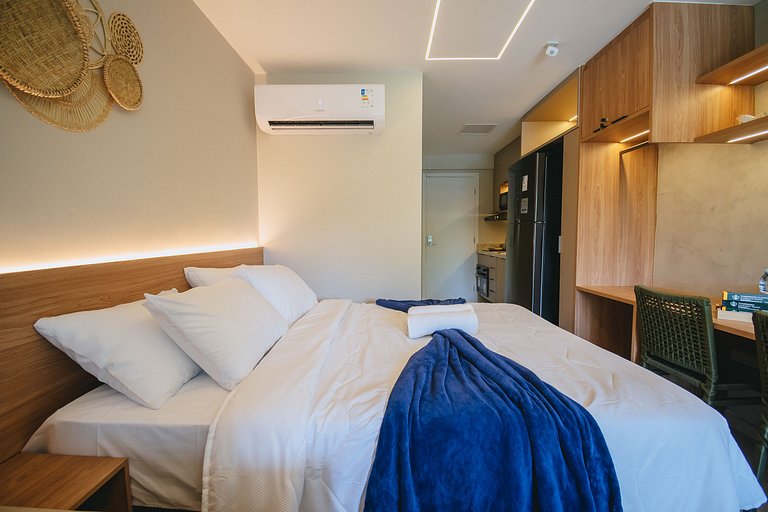 Studio de luxuoso beira-mar em Carneiros