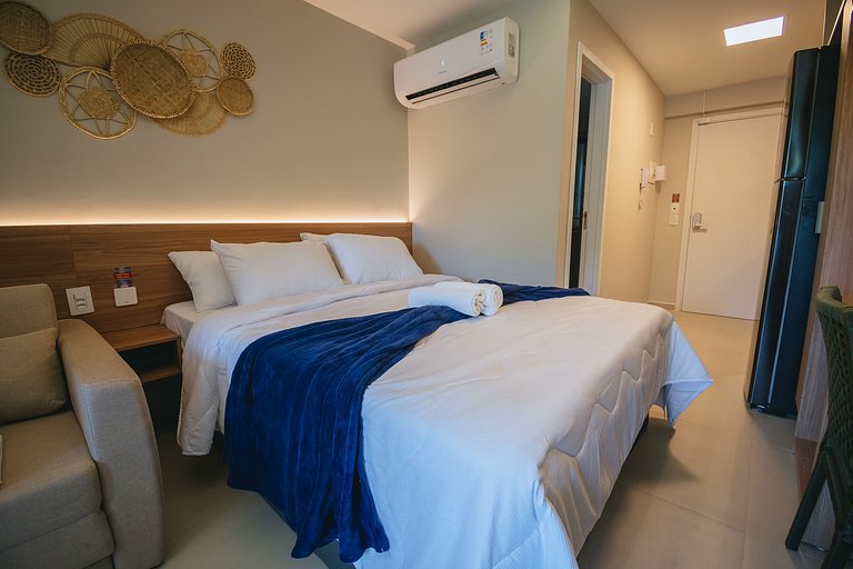 Studio de luxuoso beira-mar em Carneiros