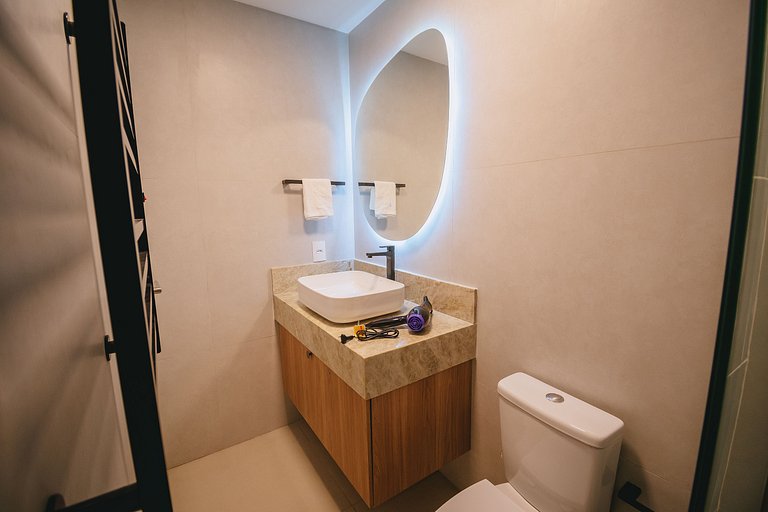 Studio de luxuoso beira-mar em Carneiros