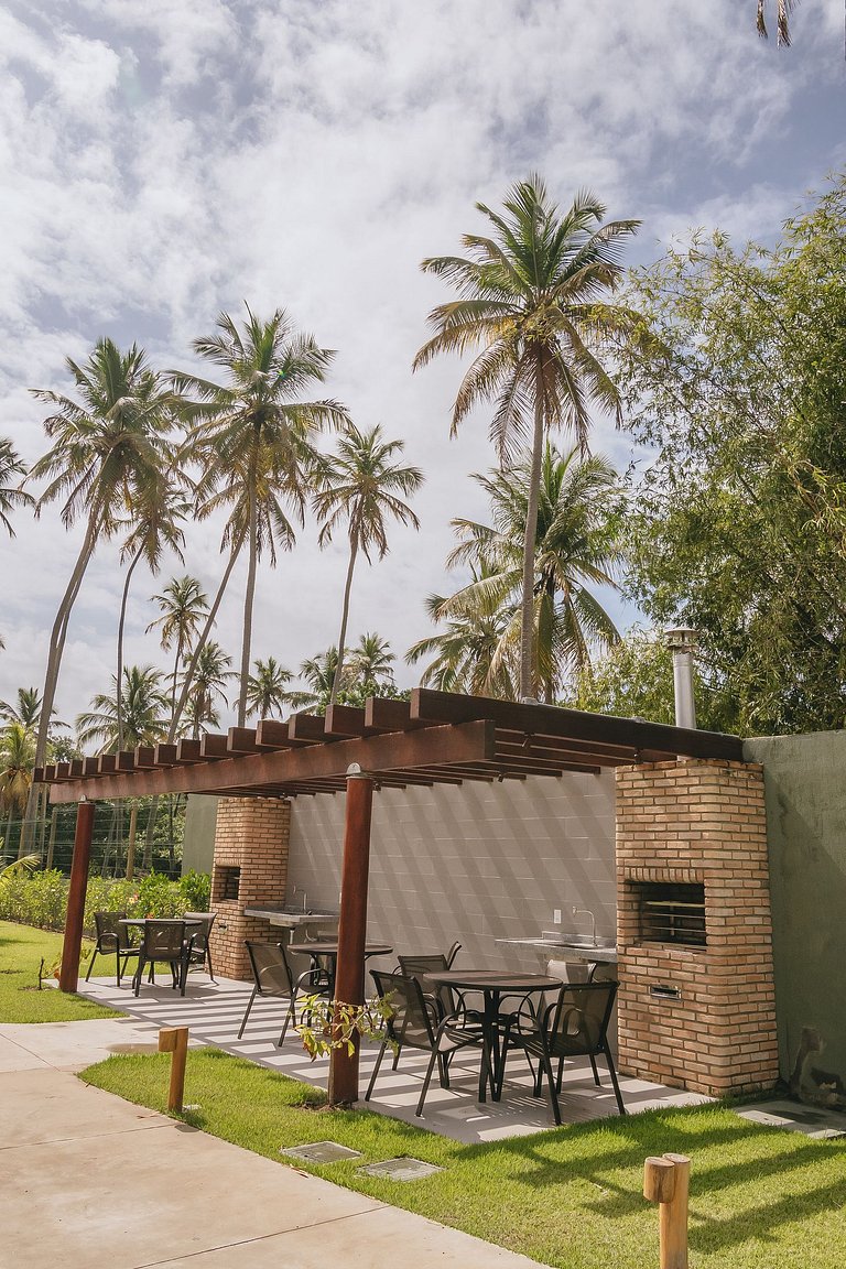 Studio de luxuoso beira-mar em Carneiros