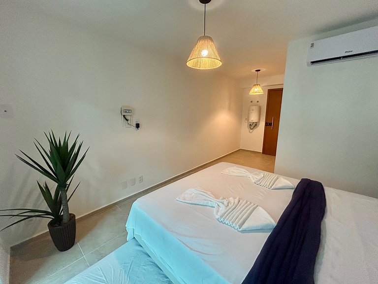 Studio com lazer completo na Praia dos Carneiros
