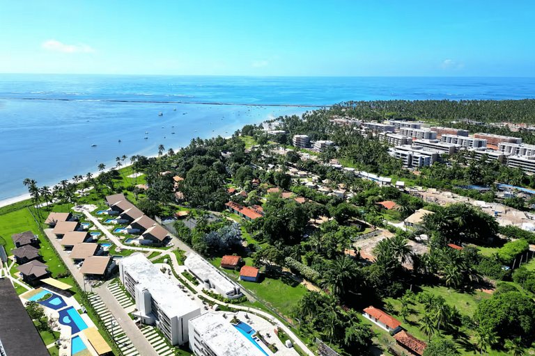 Studio de luxo beira-mar na Praia dos Carneiros