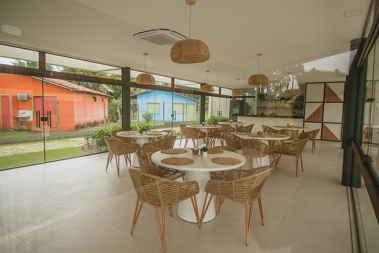 Studio de luxo beira-mar na Praia dos Carneiros