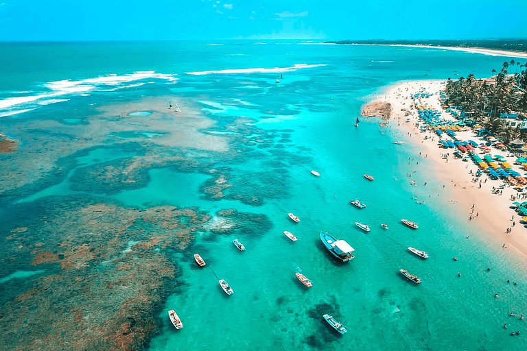 Studio confortável no centro de Porto de Galinhas