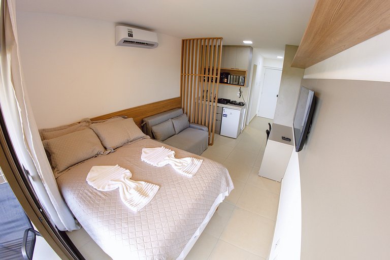 Studio c/ piscina próx Vila Padre Arlindo
