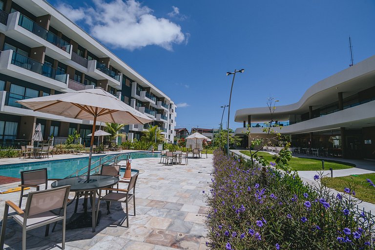 Resort luxo na praia de Muro Alto