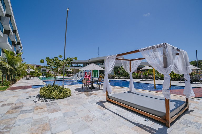 Resort luxo na praia de Muro Alto