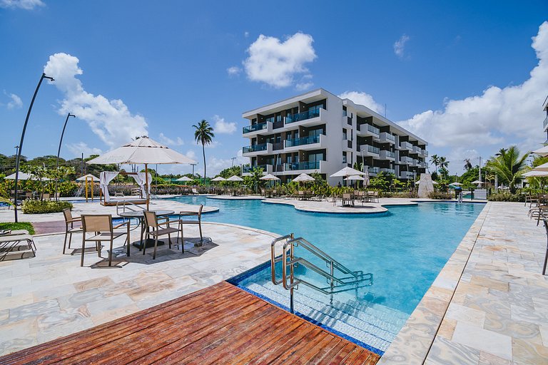 Resort luxo na praia de Muro Alto