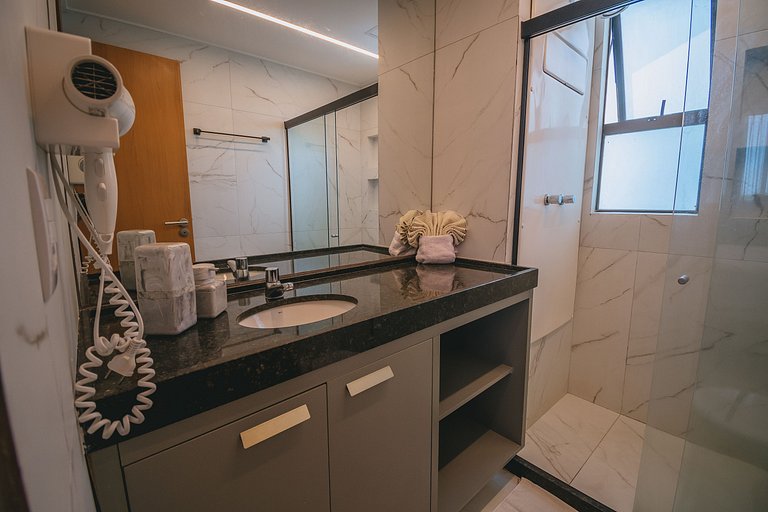 Studio com lazer de resort em Muro Alto