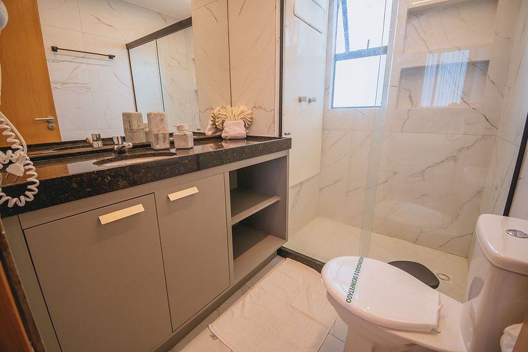 Studio com lazer de resort em Muro Alto