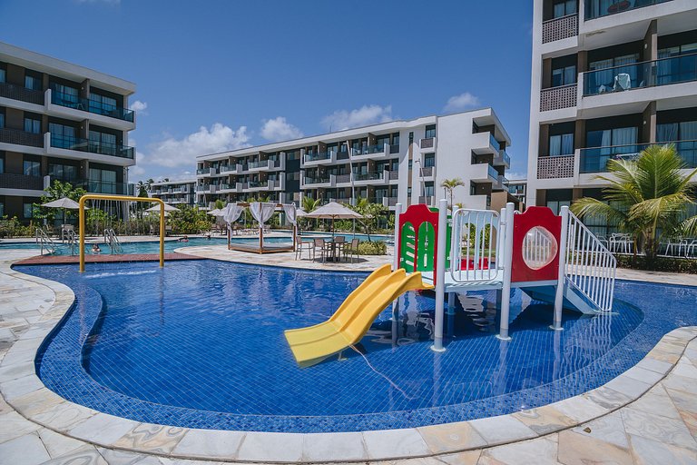 Studio com lazer de resort em Muro Alto