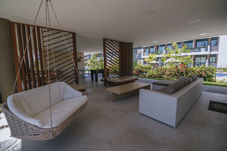 Studio com lazer de resort em Muro Alto