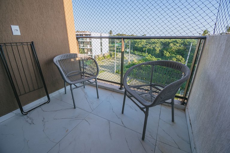 Studio com lazer de resort em Muro Alto
