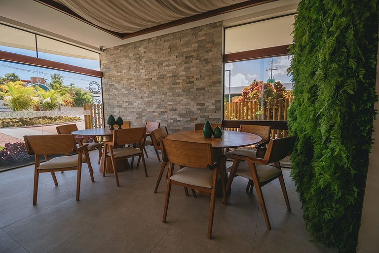 Studio com lazer de resort em Muro Alto