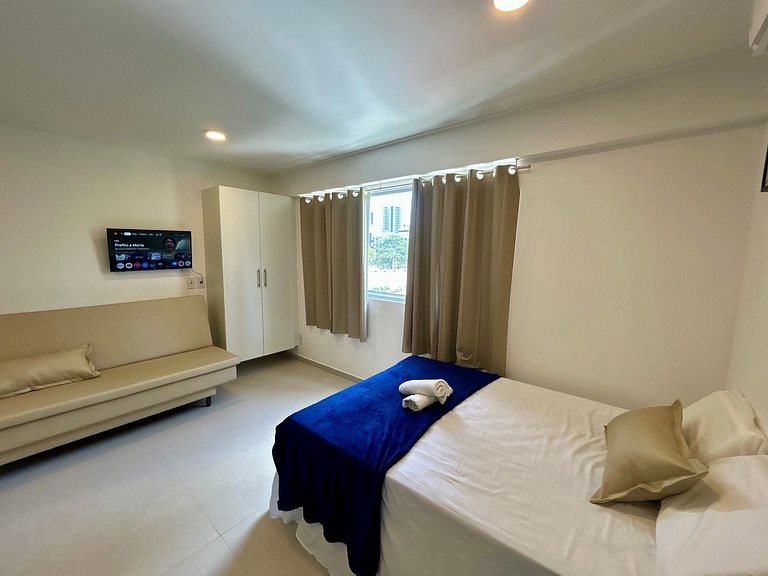Studio novo a 5 min a pé da Praia de Boa Viagem