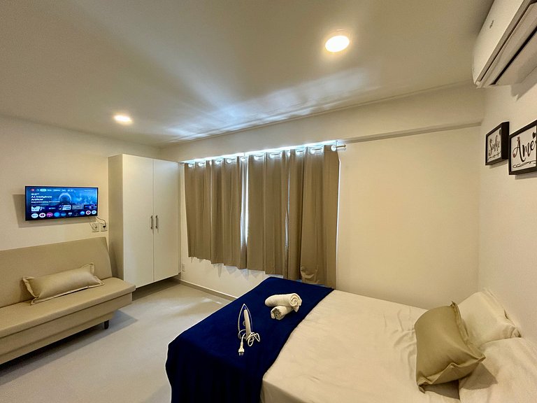 Studio novo a 5 min a pé da Praia de Boa Viagem