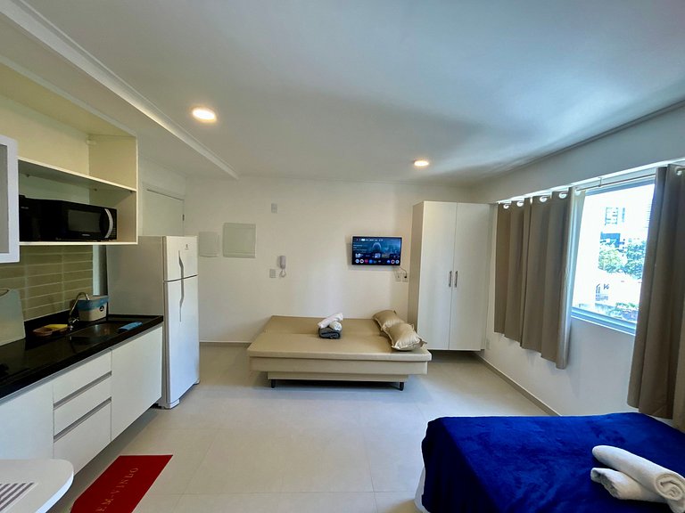 Studio novo a 5 min a pé da Praia de Boa Viagem