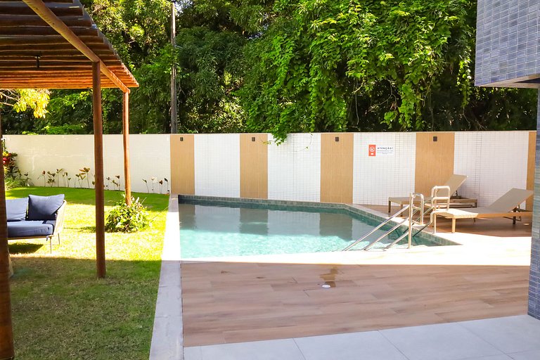 Studio novo a 5 min a pé da Praia de Boa Viagem