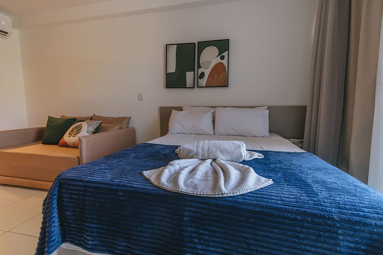 Studio de luxo p/ família no Makai Acqua Resort