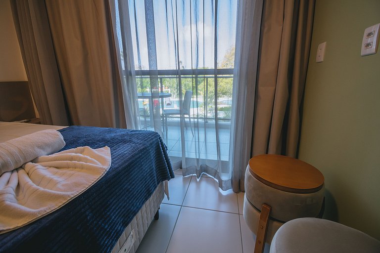 Studio de luxo p/ família no Makai Acqua Resort