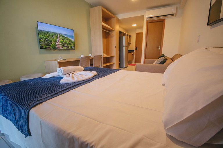 Studio de luxo p/ família no Makai Acqua Resort