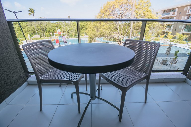 Studio de luxo p/ família no Makai Acqua Resort