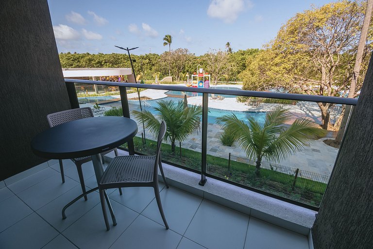 Studio de luxo p/ família no Makai Acqua Resort