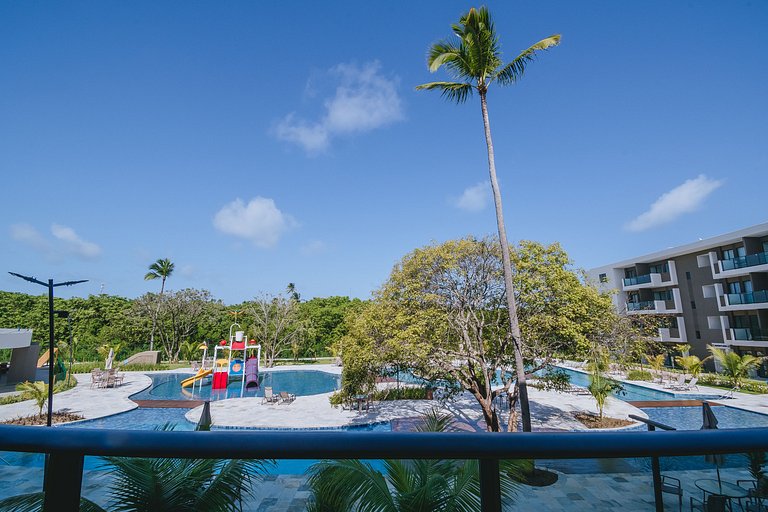 Studio de luxo p/ família no Makai Acqua Resort