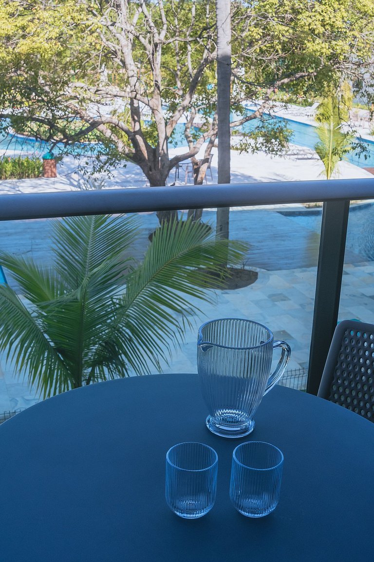 Studio de luxo p/ família no Makai Acqua Resort