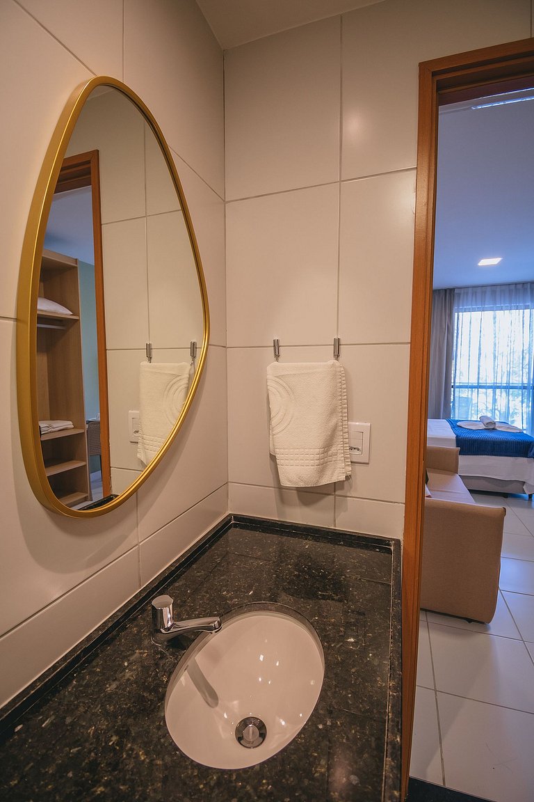 Studio de luxo p/ família no Makai Acqua Resort