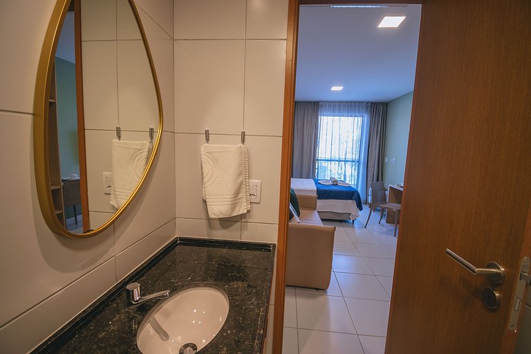 Studio de luxo p/ família no Makai Acqua Resort