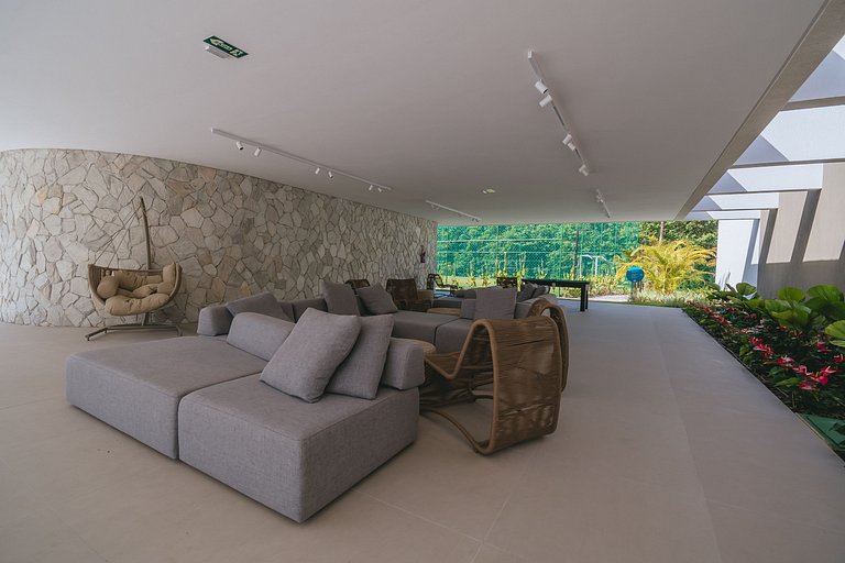 Studio de luxo p/ família no Makai Acqua Resort