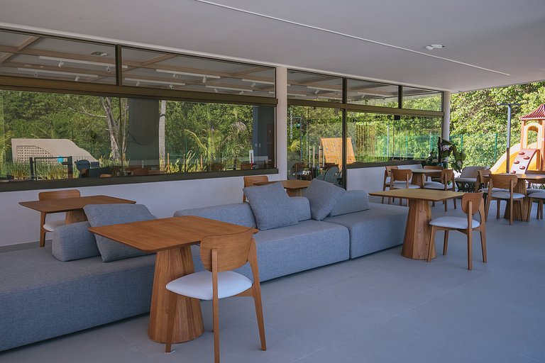Studio de luxo p/ família no Makai Acqua Resort